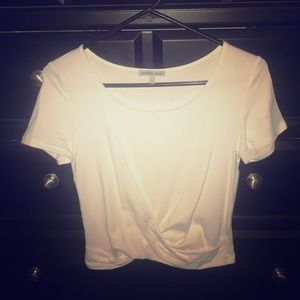 Small Charlotte Russe crop top tee